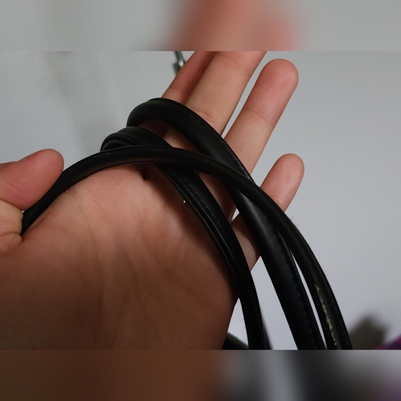 Vintage Embroidered Butterfly and Greenery Small Crossbody w/ Vegan Leather - Picture 6 of 6